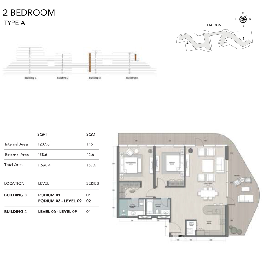 Quattro Del Mar at Hayat Island floor plan 4