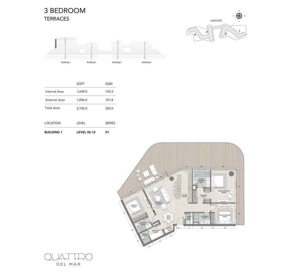 Quattro Del Mar at Hayat Island floor plan 7