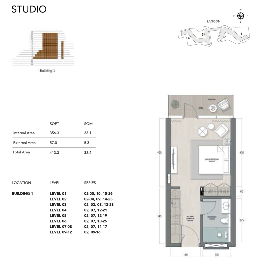 Quattro Del Mar at Hayat Island floor plan 1