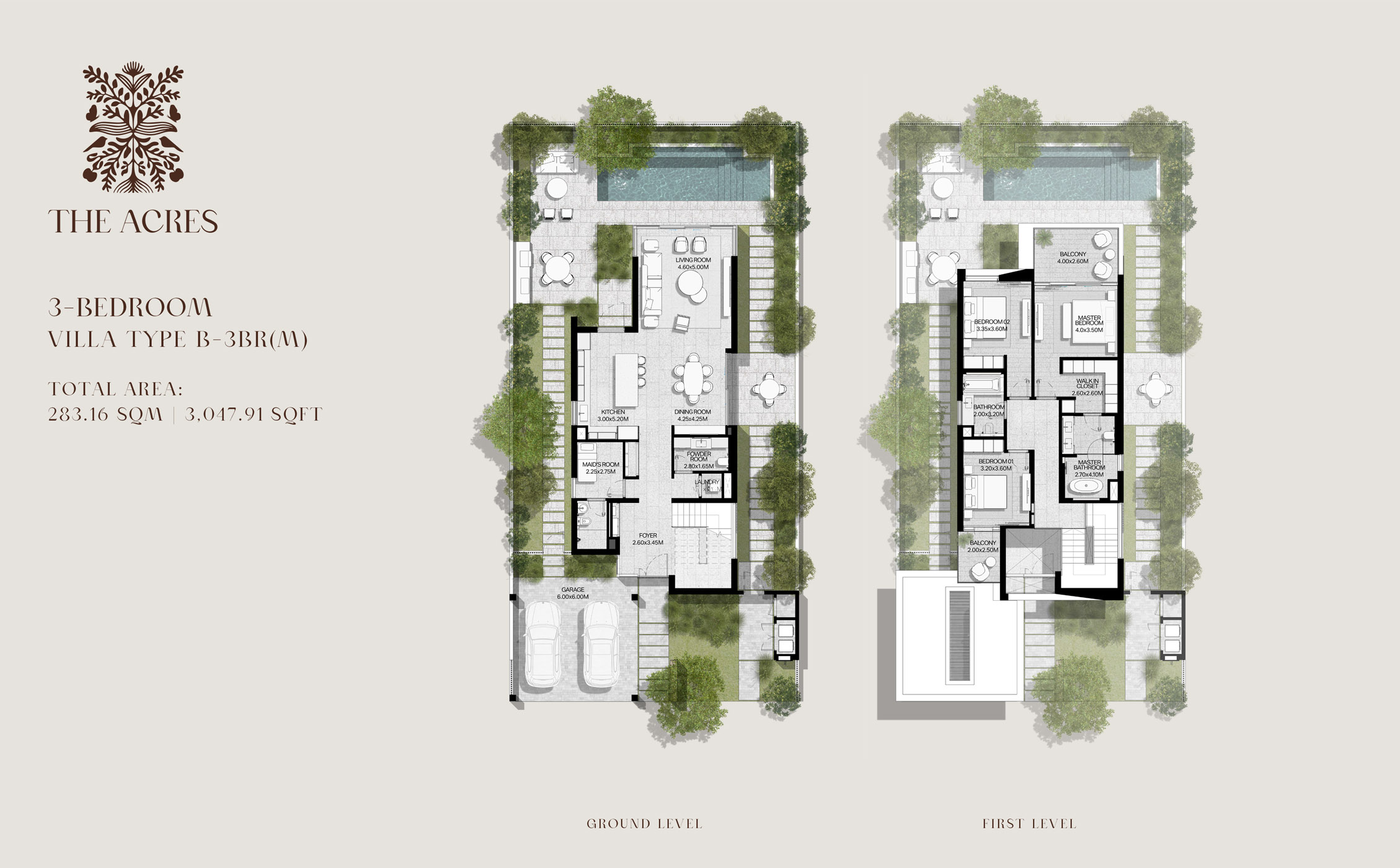 Meraas The Acres floor plan 1