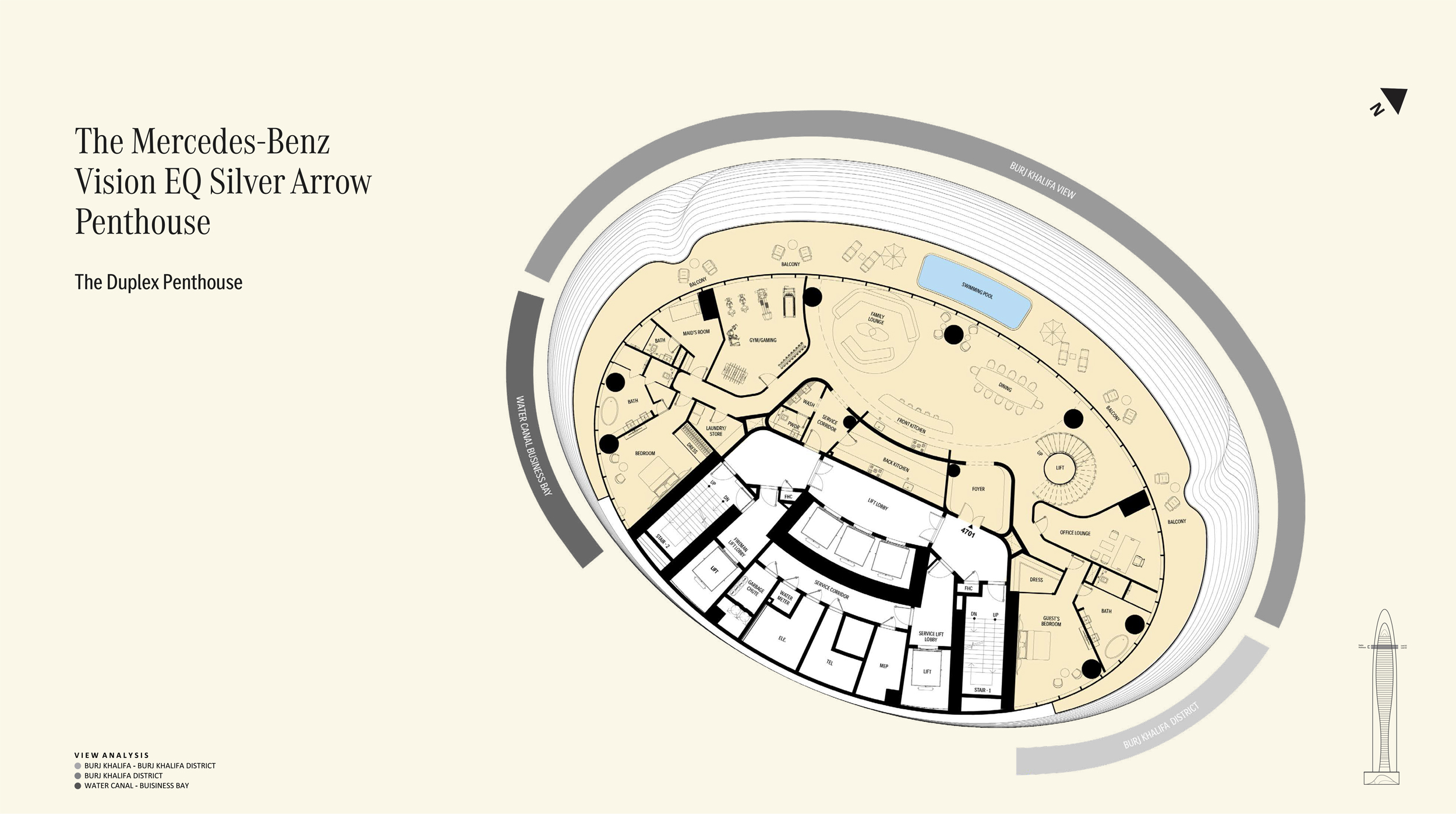 Binghatti Mercedes Benz Places floor plan 1