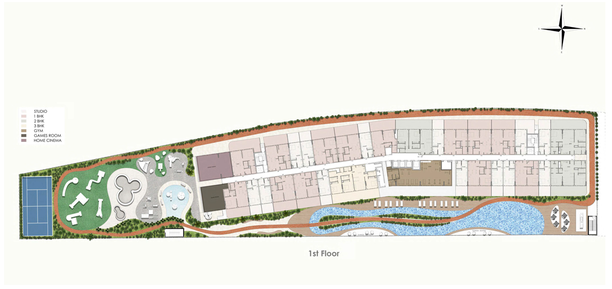 Serene Gardens 2 at Al Furjan floor plan 3