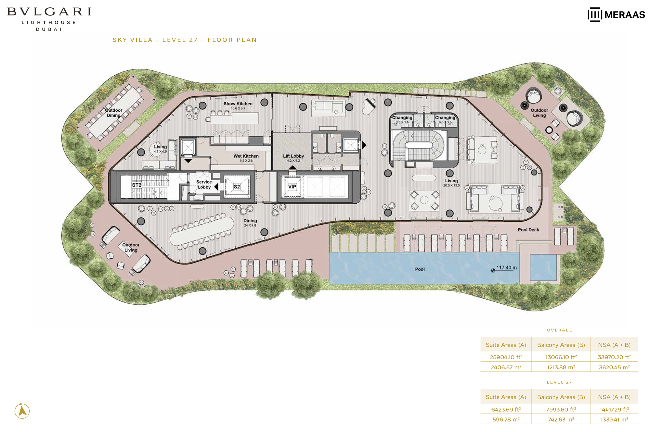 Meraas Bulgari Lighthouse floor plan 1