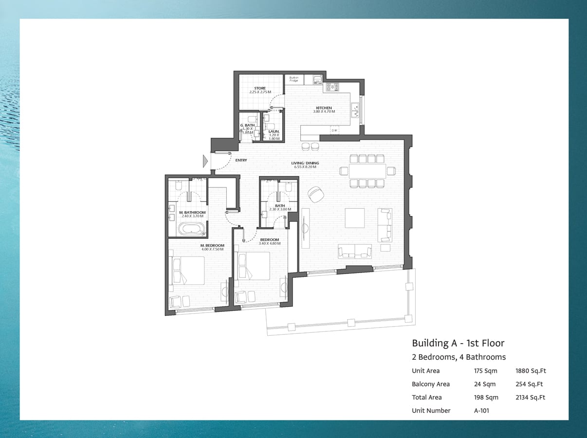 One Reem Island floor plan 1