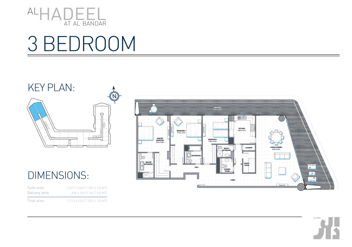 Aldar Al Hadeel floor plan 4