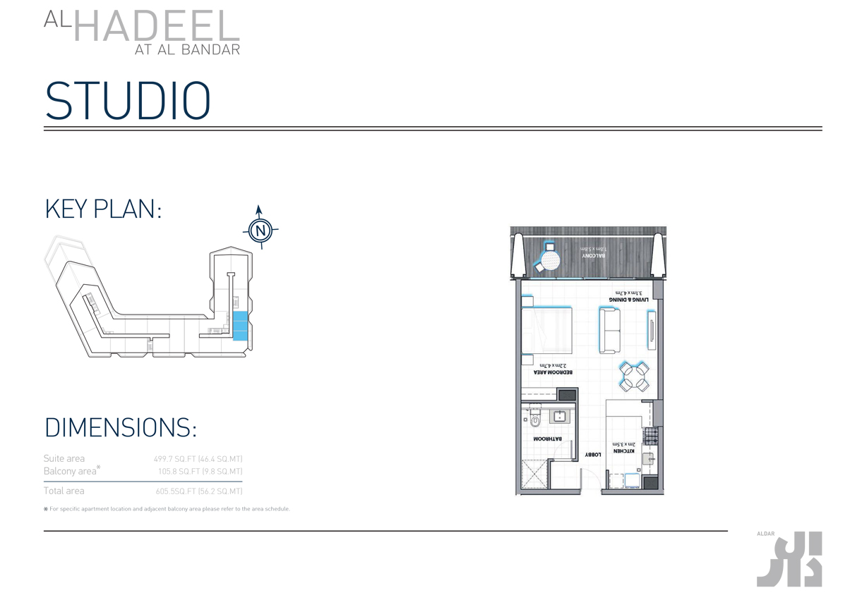 Aldar Al Hadeel floor plan 1