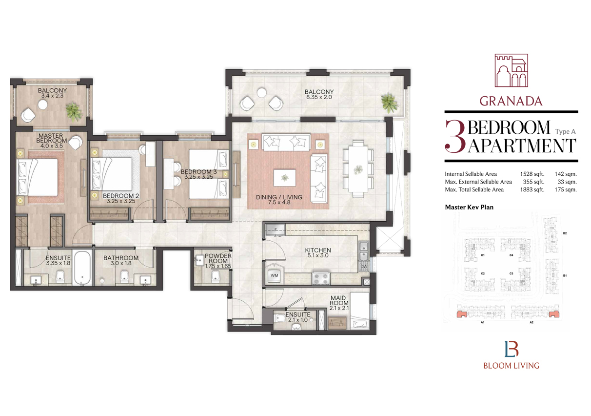 Granada at Bloom Living floor plan 4