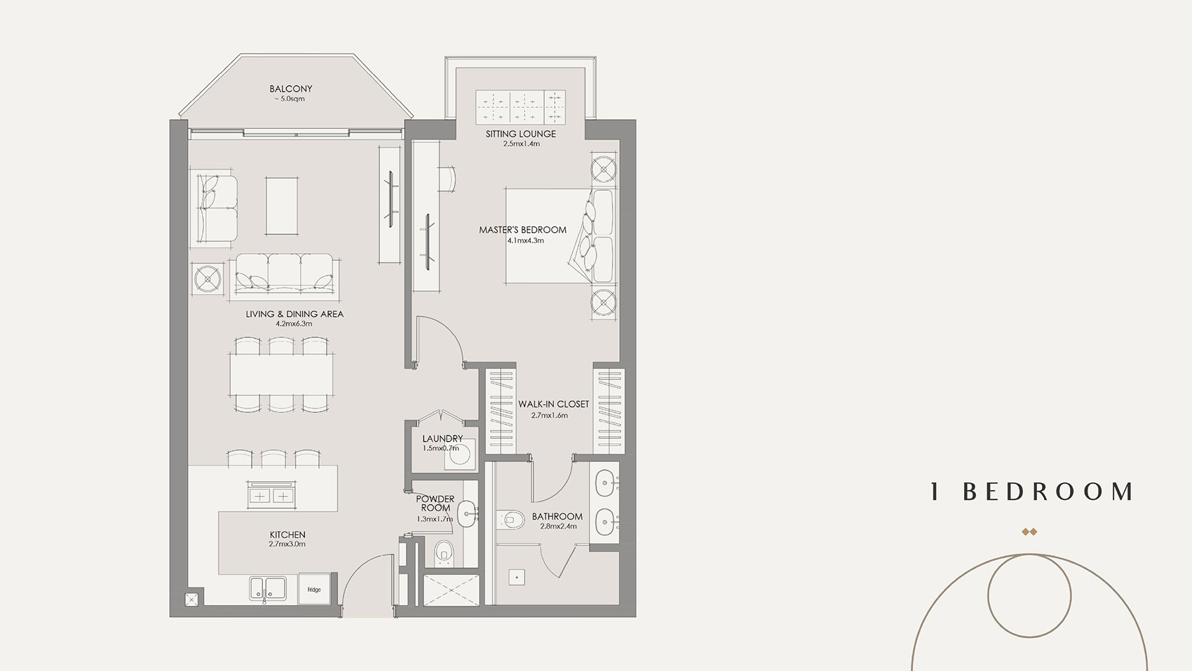 The Source 2 at Saadiyat Island floor plan 1