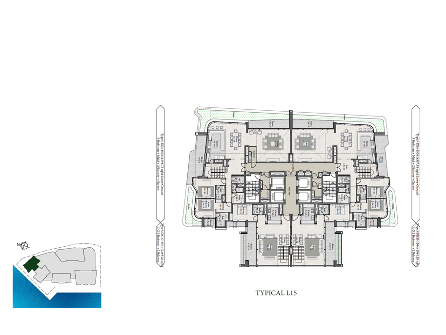 Radiant Viewz at Al Reem Island floor plan 2