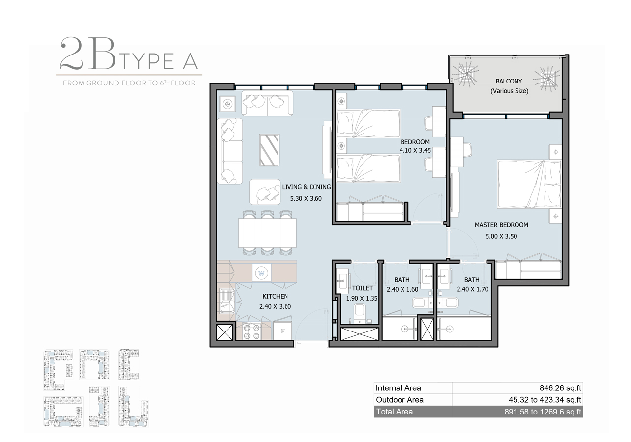 Royal Park at Masdar City floor plan 2