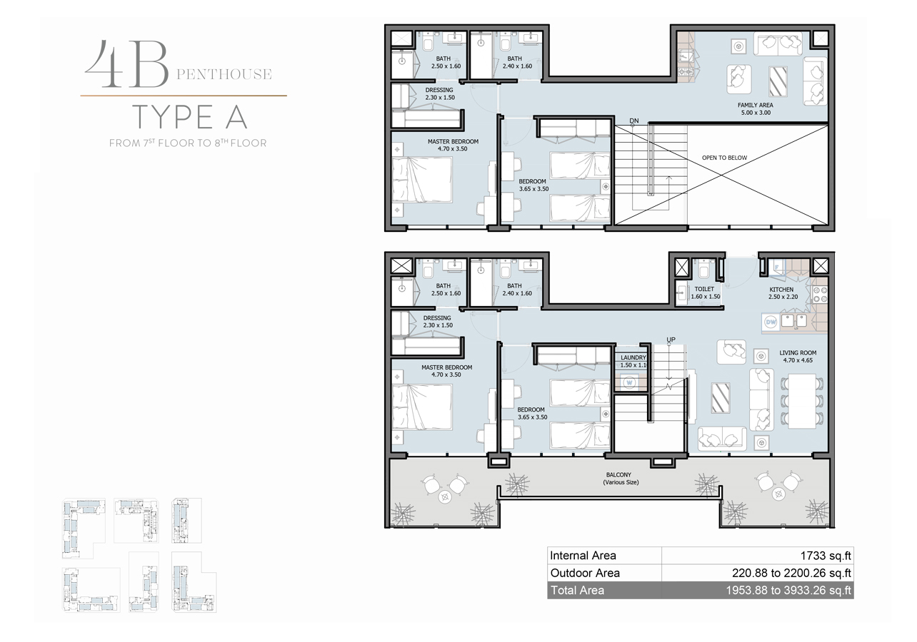 Royal Park at Masdar City floor plan 4