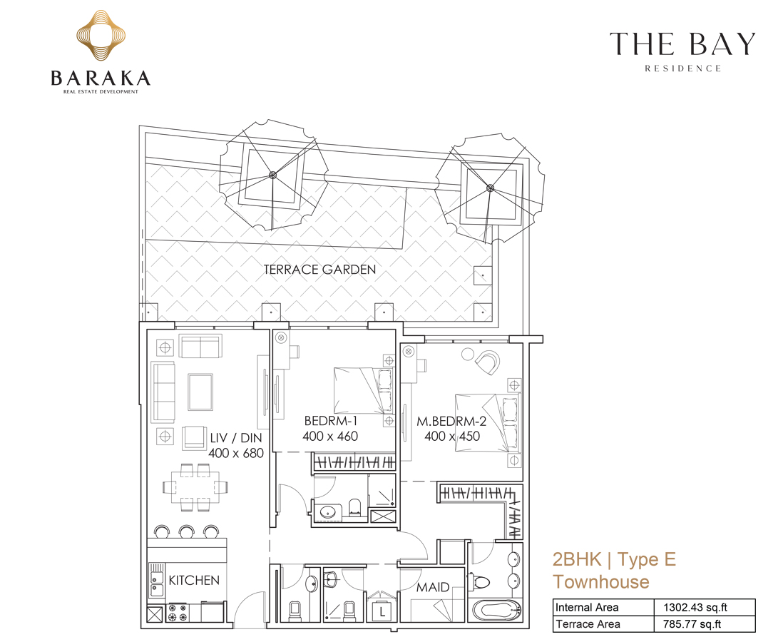 The Bay Residence at Yas Island floor plan 5