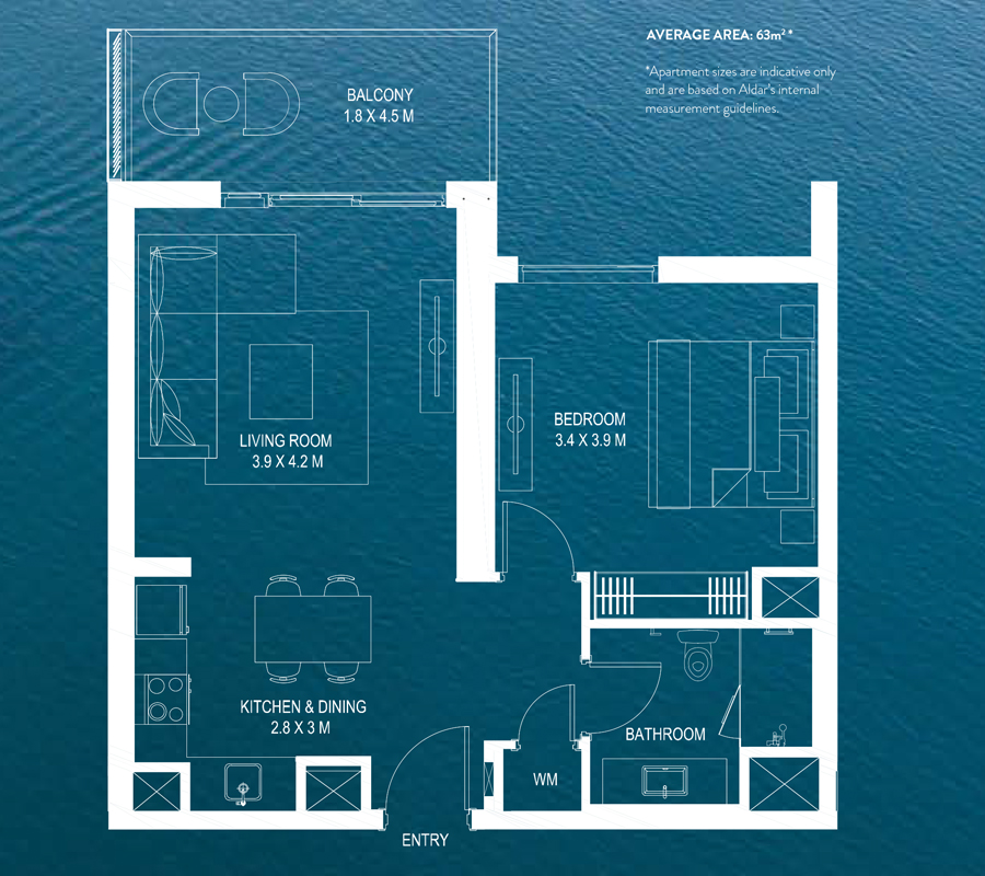 Waters Edge floor plan 1