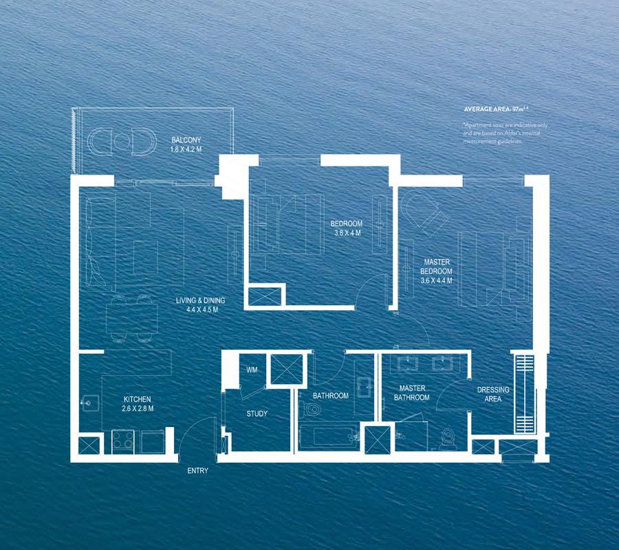 Waters Edge floor plan 3