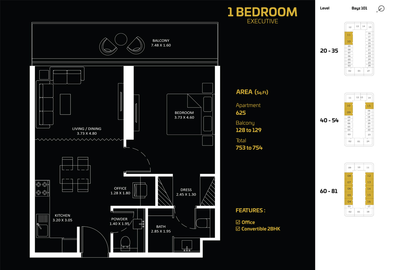 BAYZ 101 by Danube floor plan 2