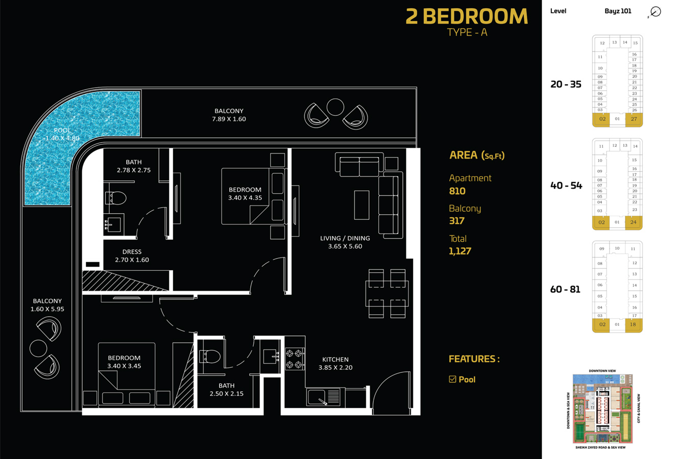 BAYZ 101 by Danube floor plan 4
