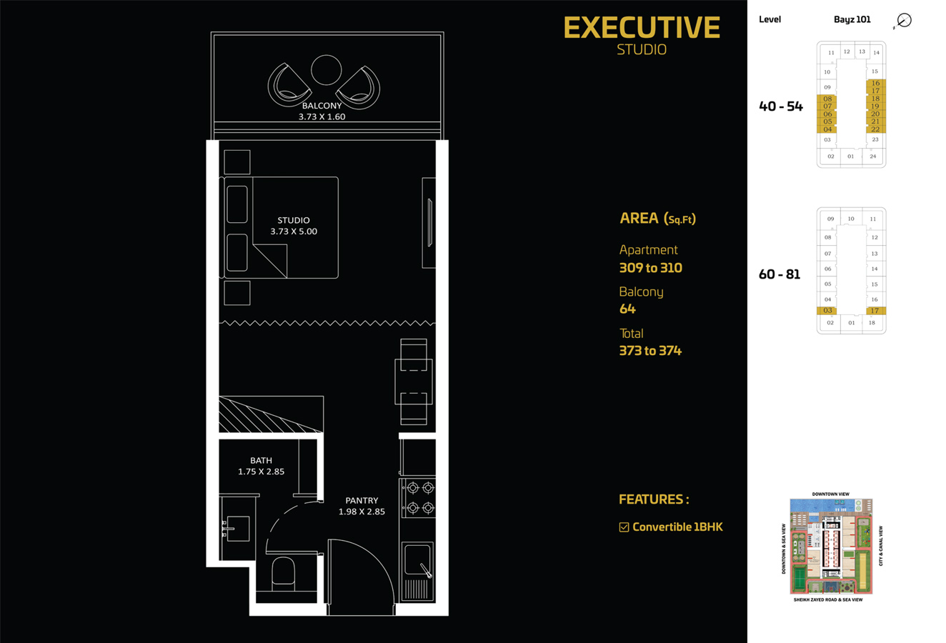 BAYZ 101 by Danube floor plan 1