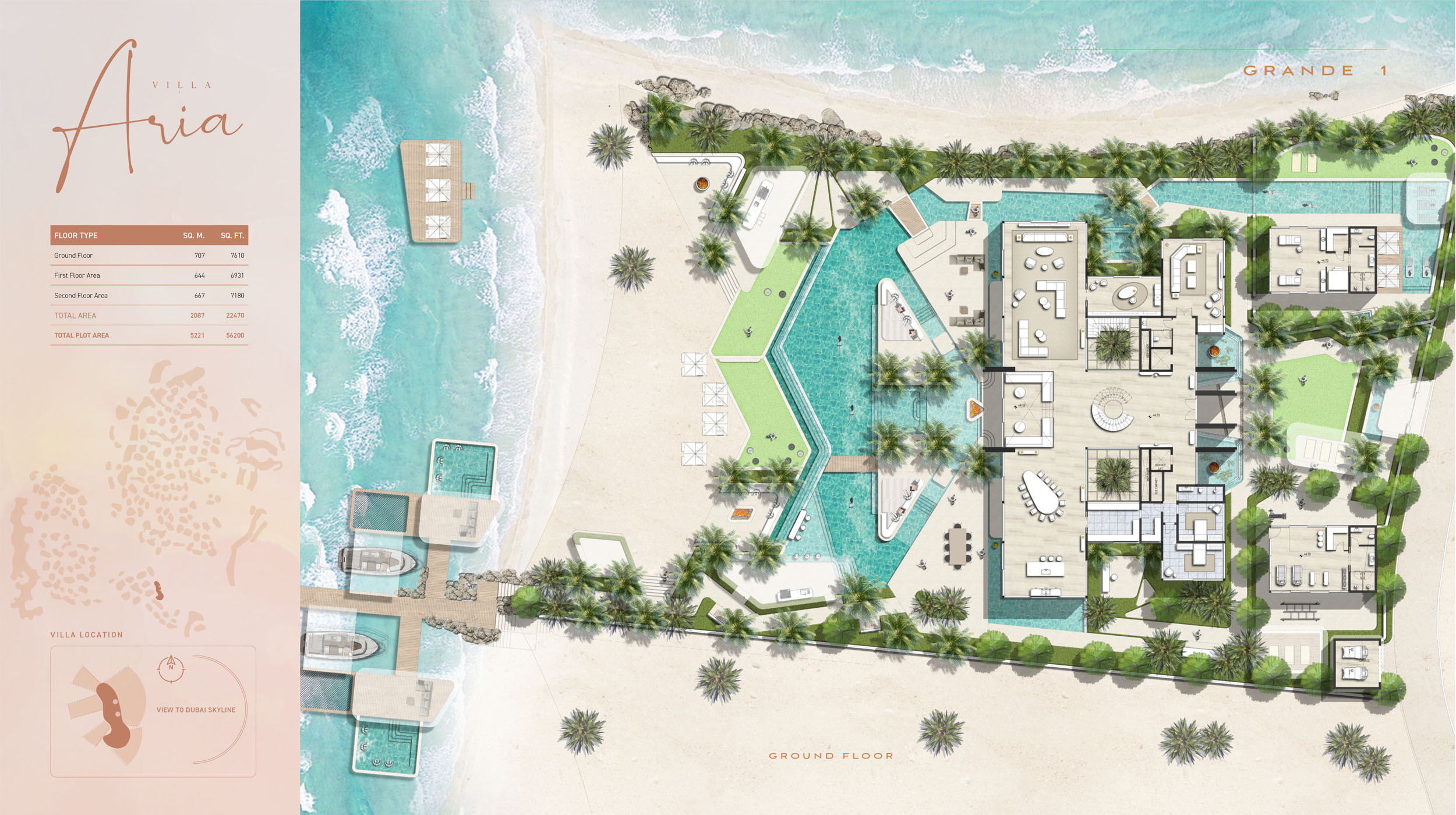 Amali Island Villas floor plan 2