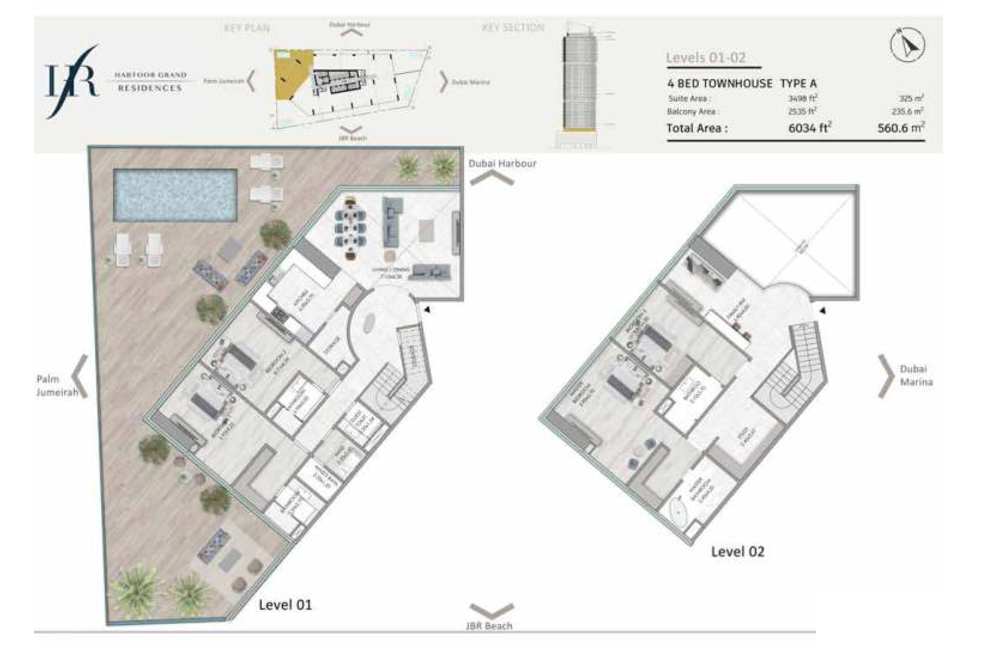 Habtoor Grand Residences floor plan 6