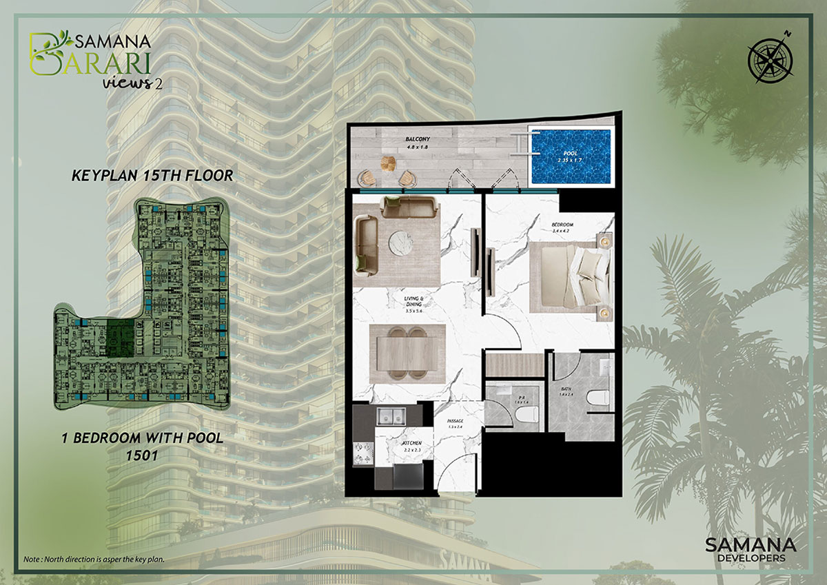 Samana Barari Views 2 floor plan 2