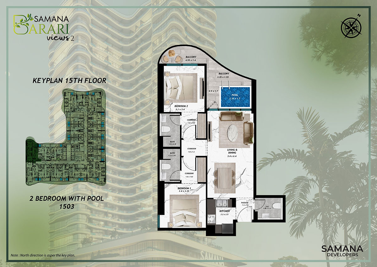 Samana Barari Views 2 floor plan 3