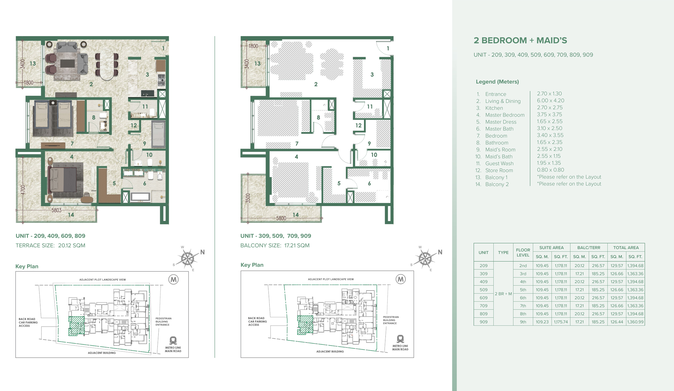 Avenue Residence 6 floor plan 3
