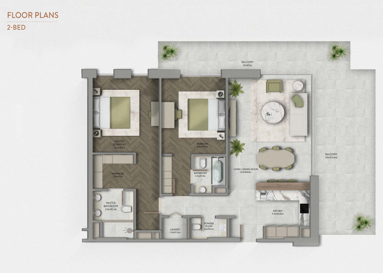Sama Yas by Aldar floor plan 3