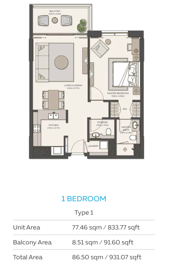 Sky Residences floor plan 1