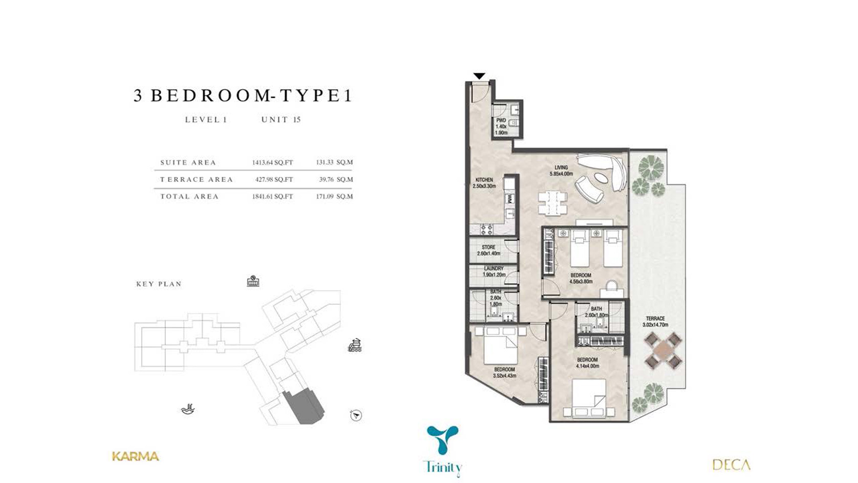 Trinity at Arjan floor plan 3