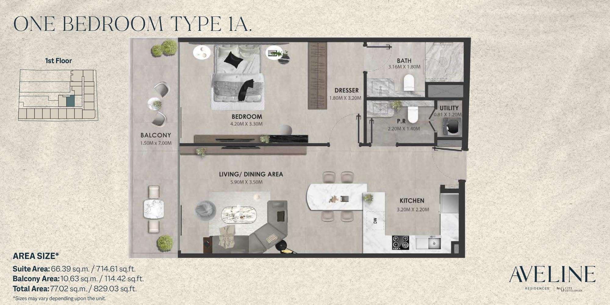 Aveline Residences floor plan 2