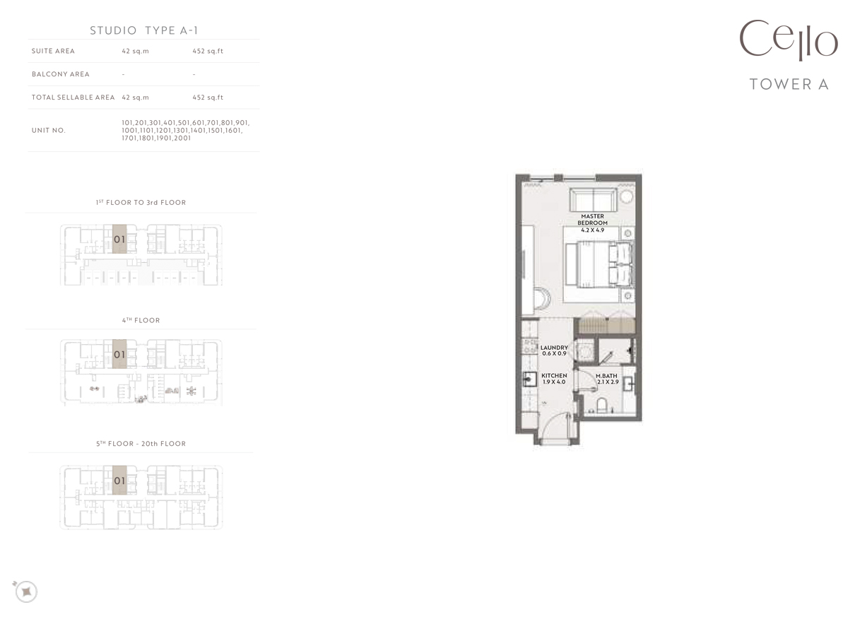 Cello by Taraf floor plan 1