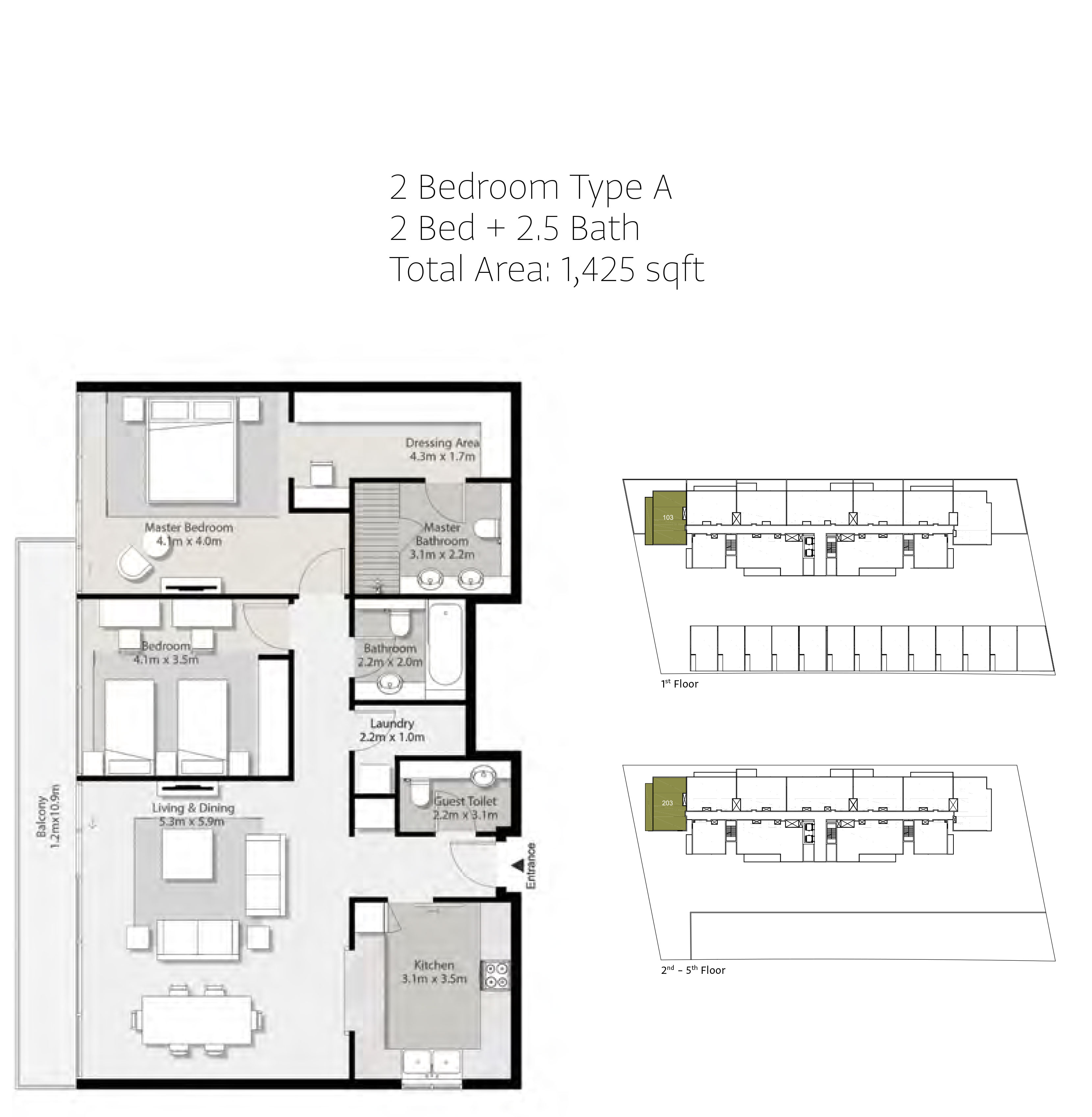 Misk Apartments floor plan 2
