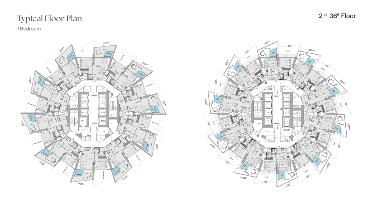 Binghatti Phantom floor plan 2