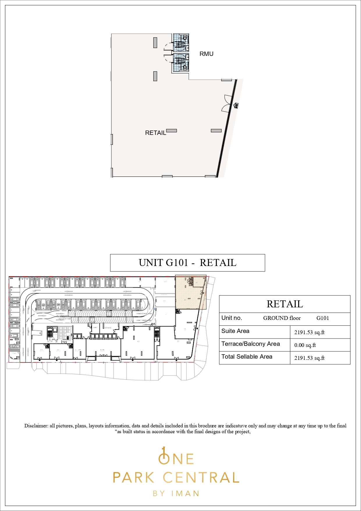 One Park Central by Iman floor plan 4
