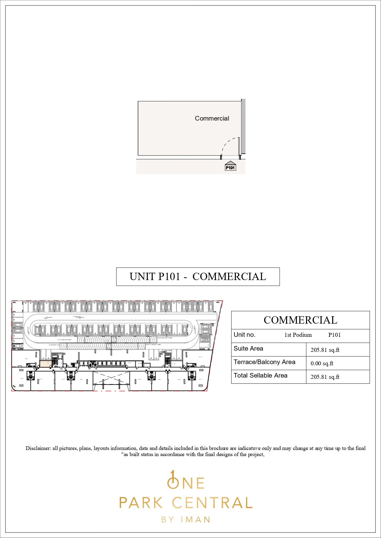 One Park Central by Iman floor plan 3