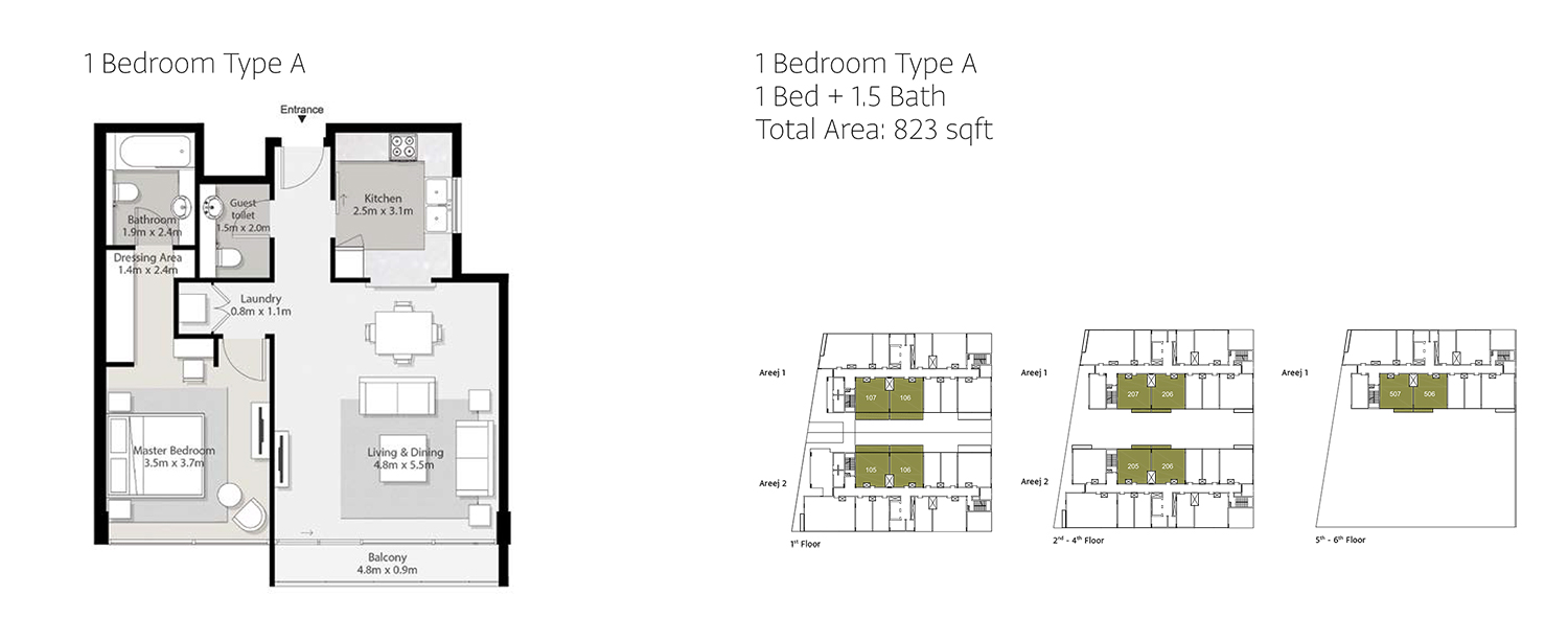 Areej Apartments floor plan 2