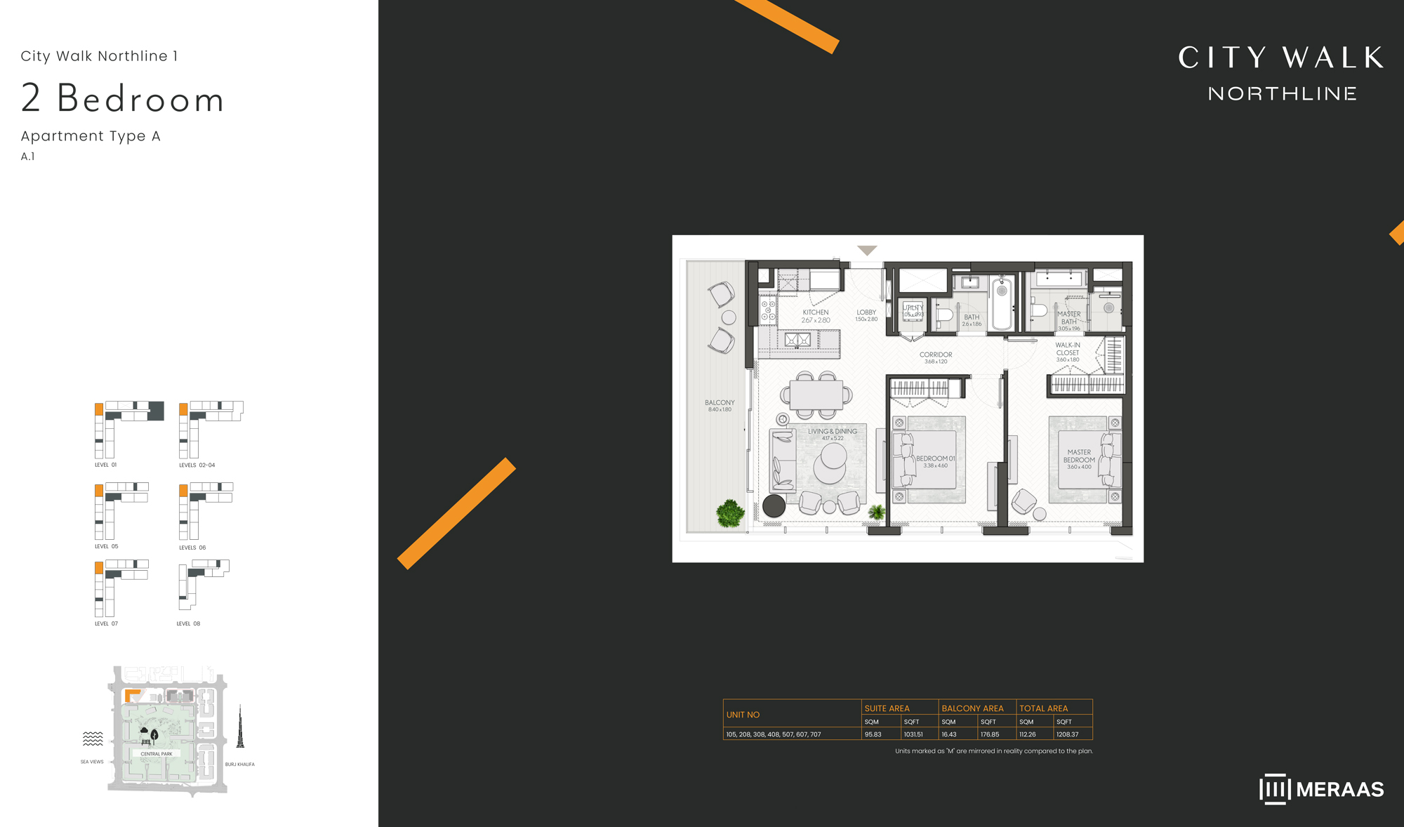 City Walk Northline floor plan 2