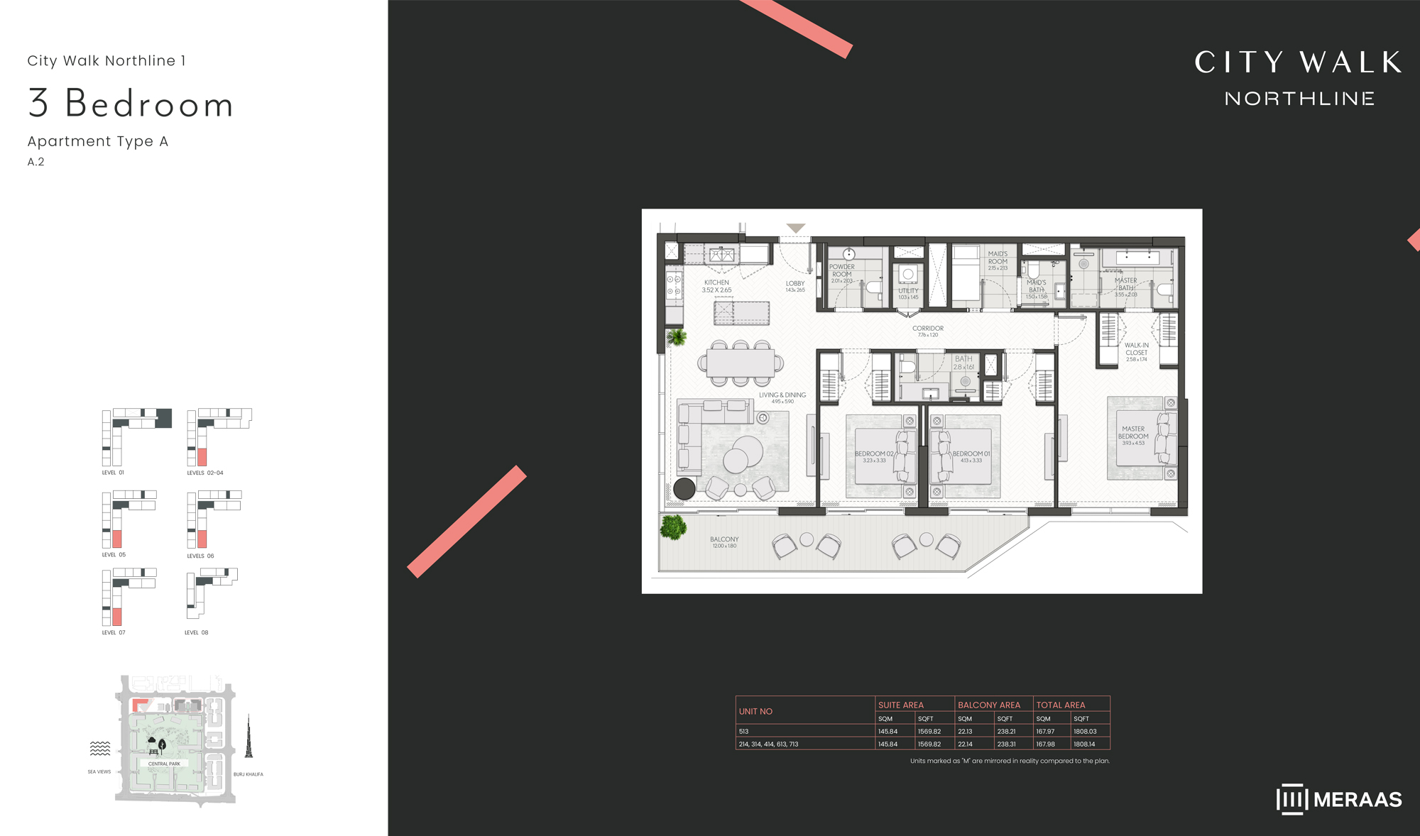 City Walk Northline floor plan 3
