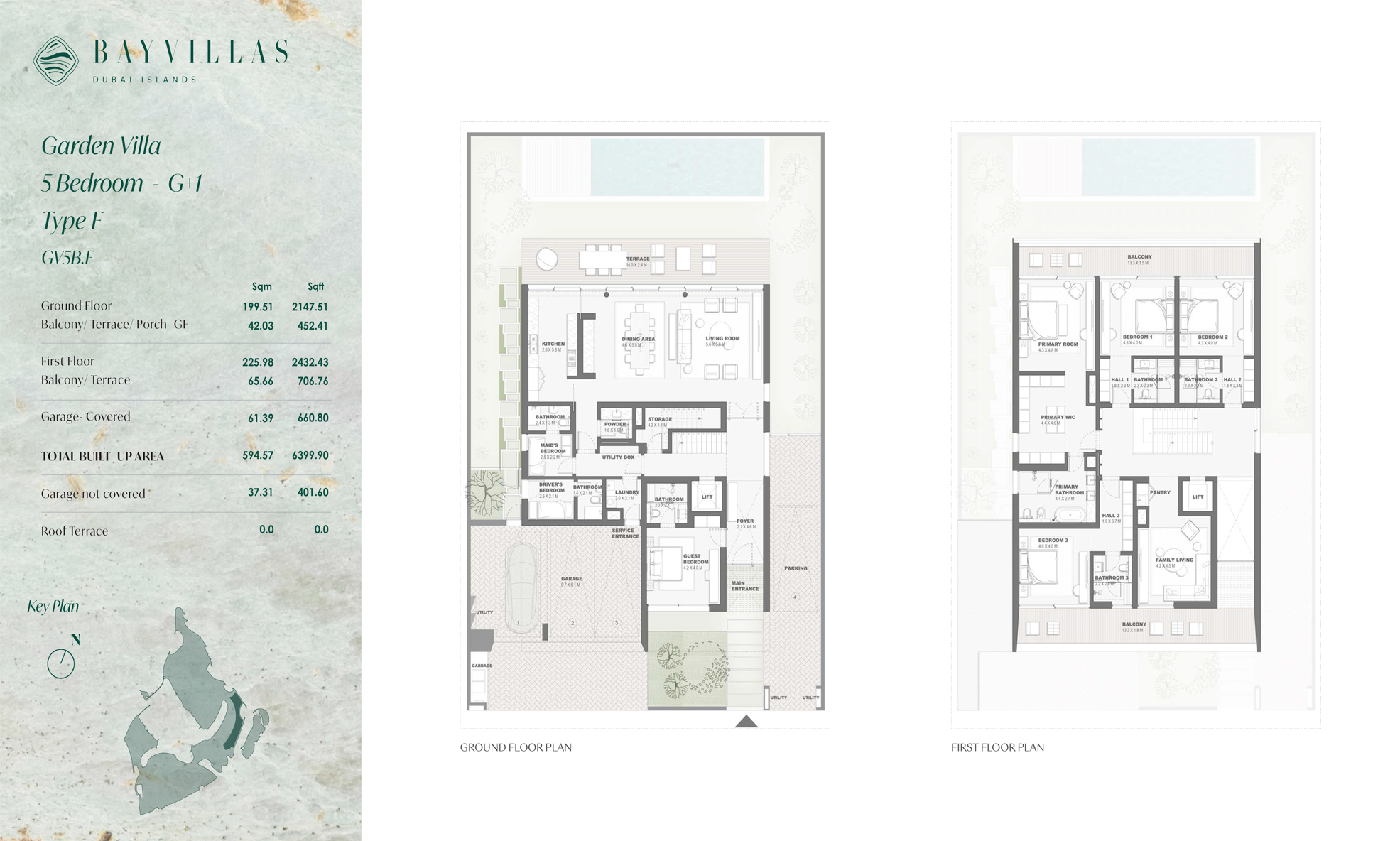 Bay Villas Dubai Islands floor plan 6