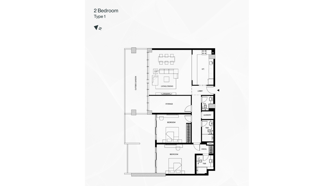 Binghatti Galaxy floor plan 4