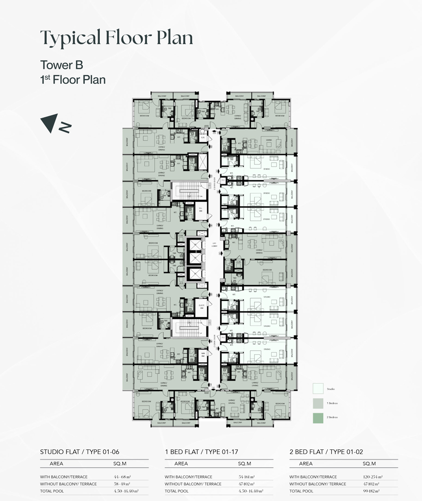 Binghatti Galaxy floor plan 3