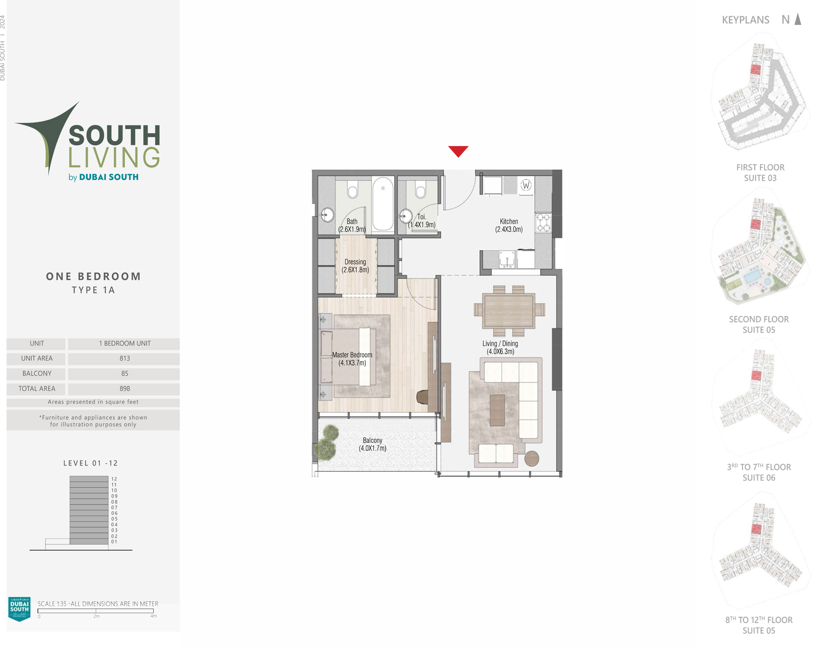 South Living floor plan 2