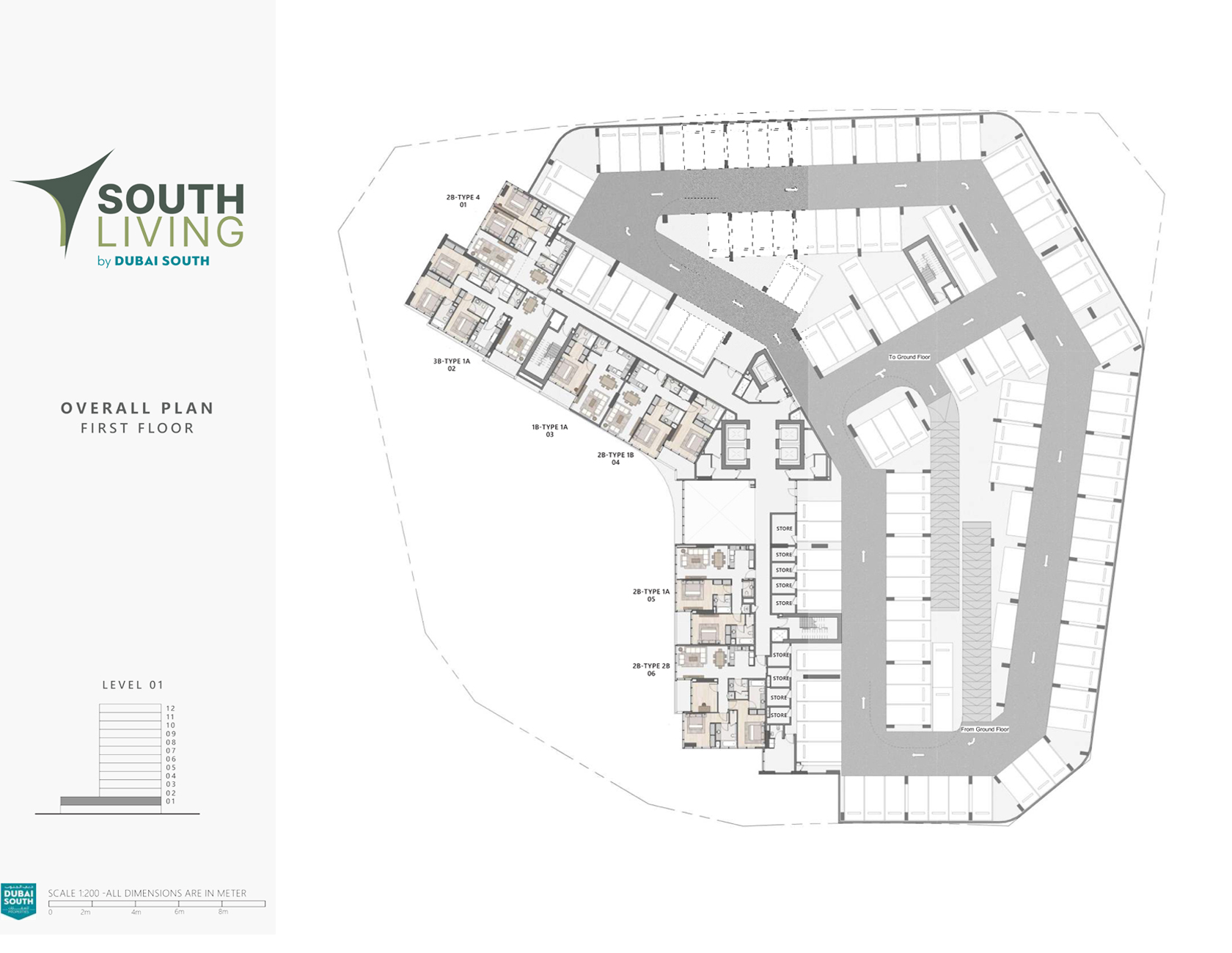 South Living floor plan 3