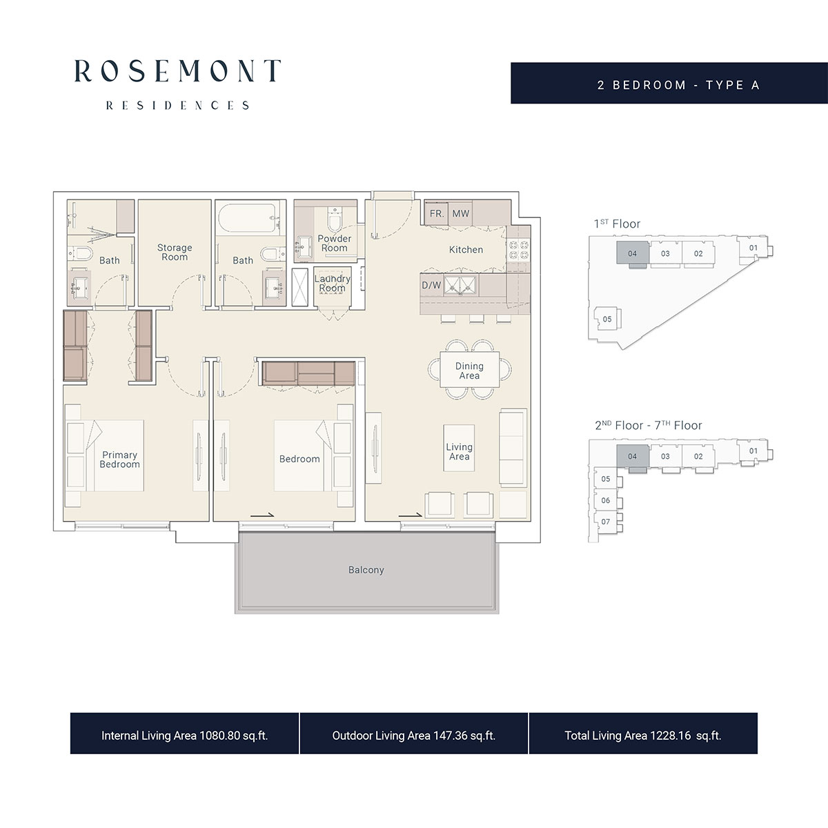 Ellington Rosemont Residences floor plan 3