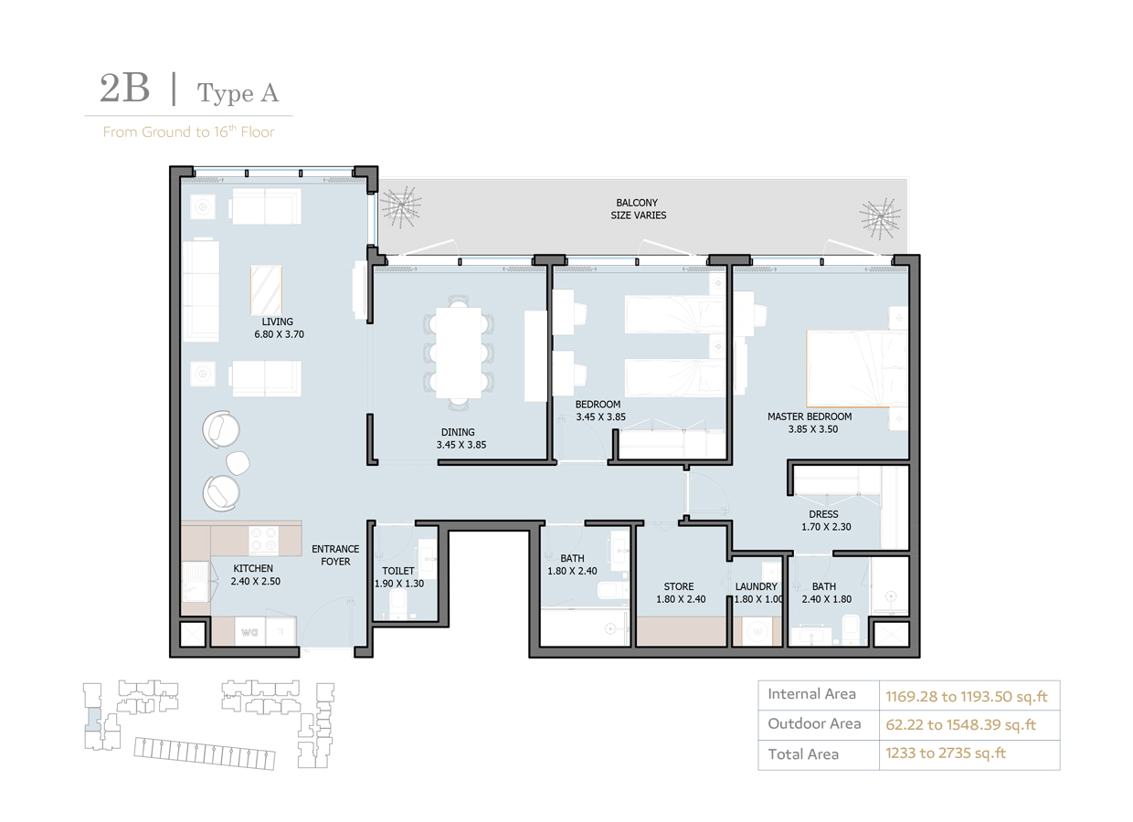 Selina Bay by Reportage floor plan 4
