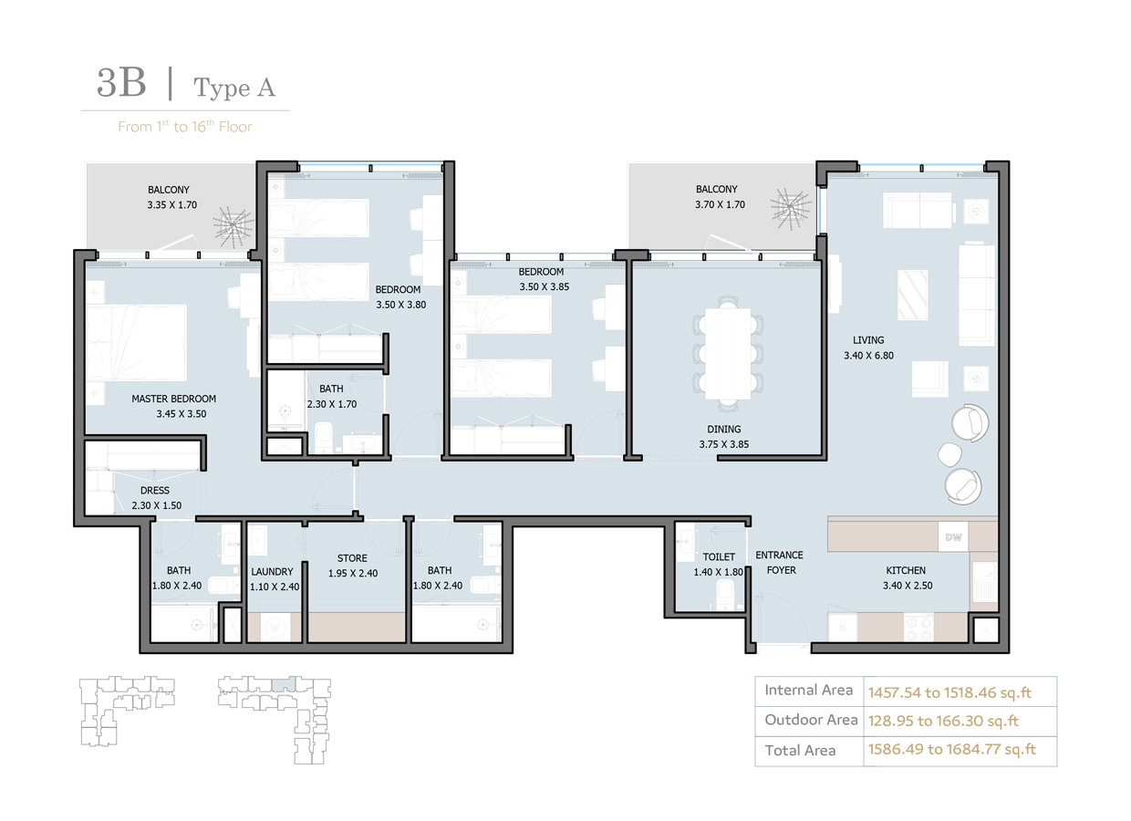 Selina Bay by Reportage floor plan 5