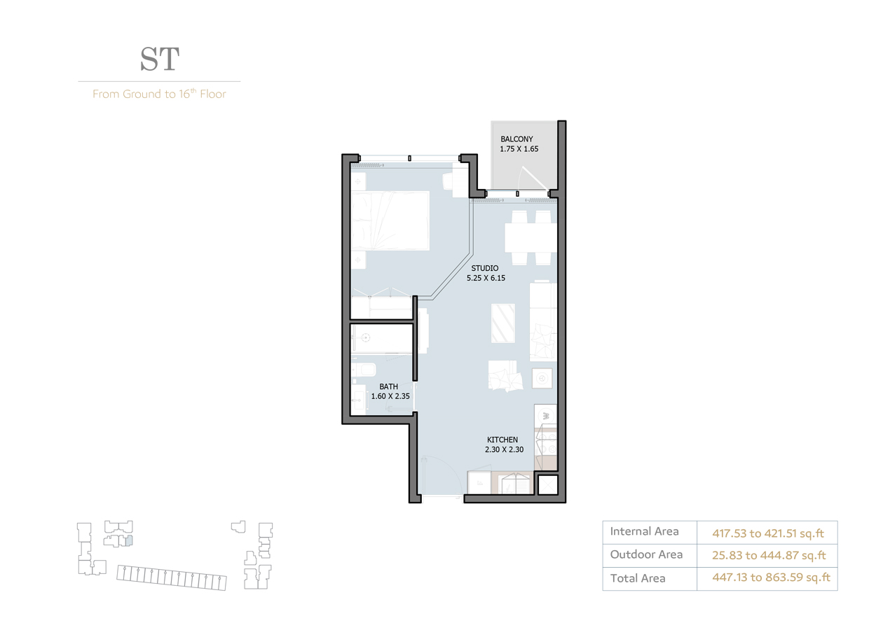 Selina Bay by Reportage floor plan 1