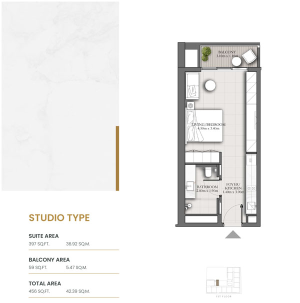 Roma Residences by JRP floor plan 1