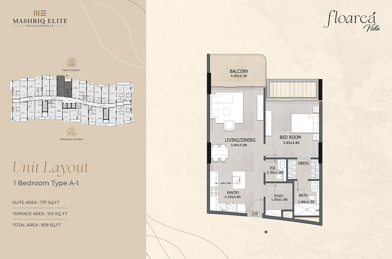 Floarea Vista floor plan 2