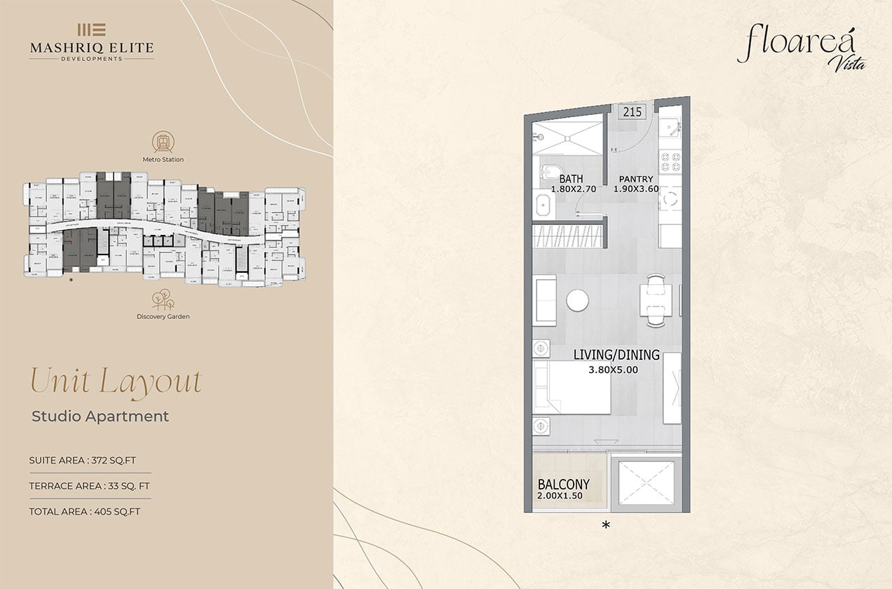 Floarea Vista floor plan 1